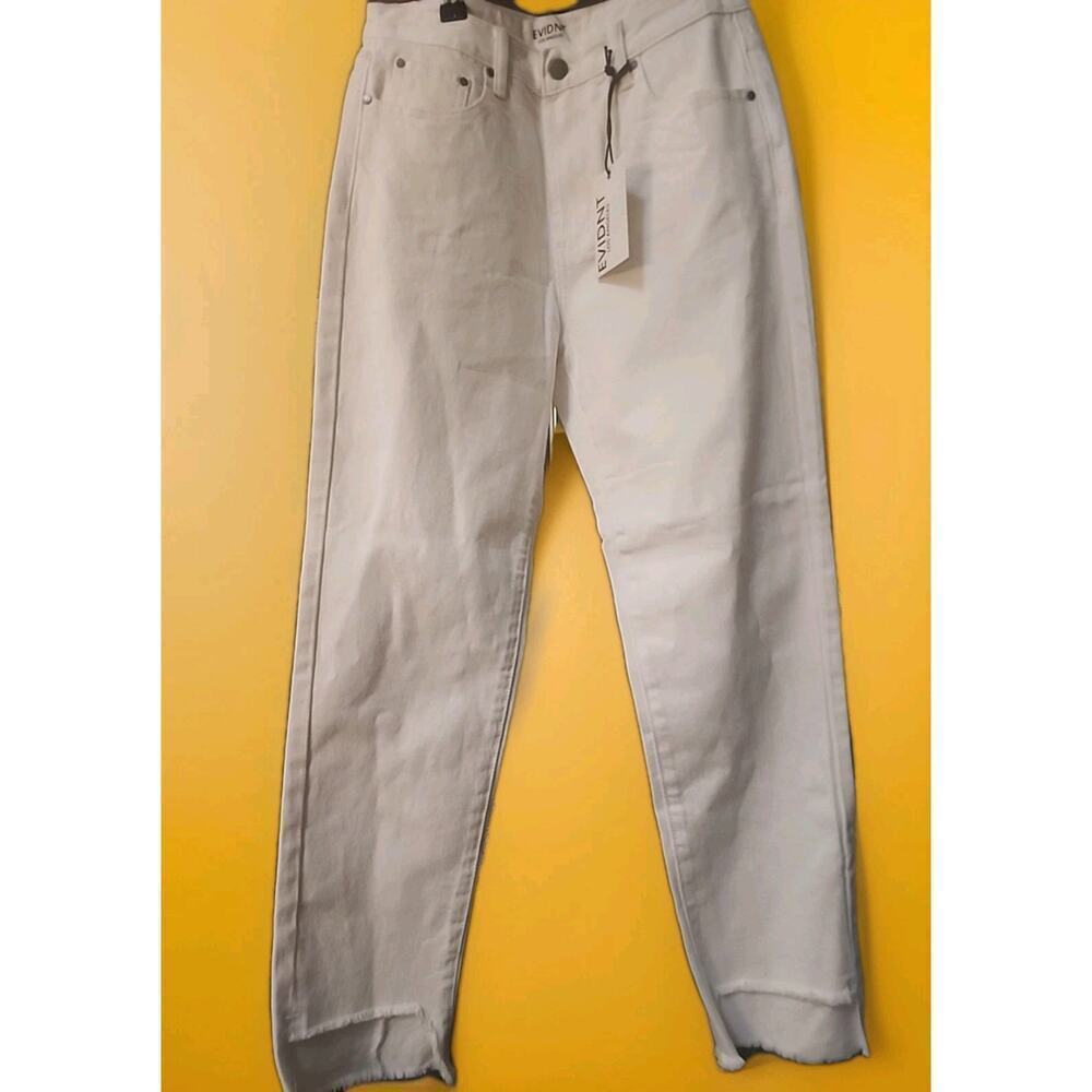 EVIDNT Anthropologie Sz 26 Orsay Slim Jeans Distressed Cuffs Nwt A126 Excellent